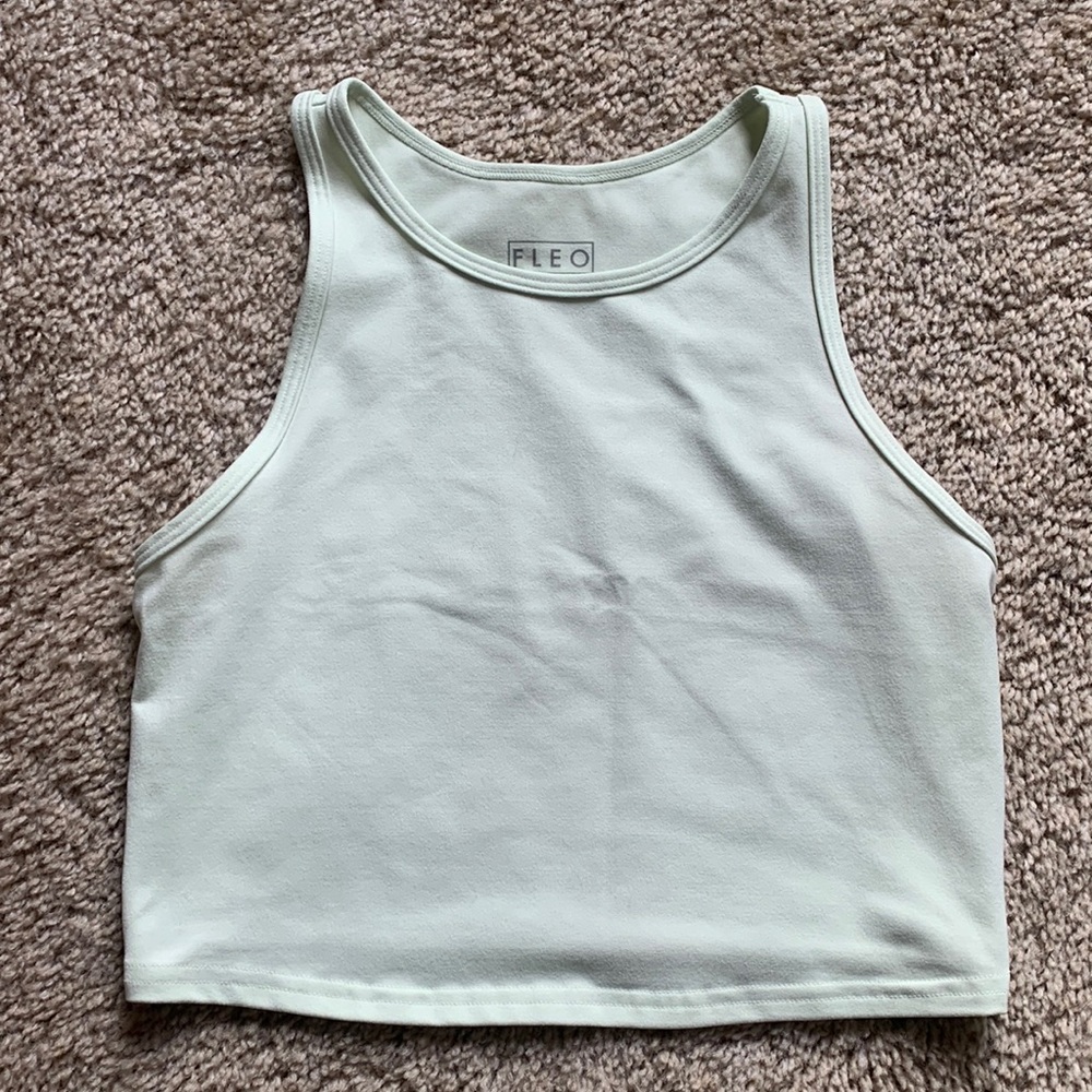 Fleo Tempo Crop - Lime Cream